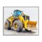 Stupell Industries Industrial Excavator Drawing Framed Giclee, design by Steve Hunziker